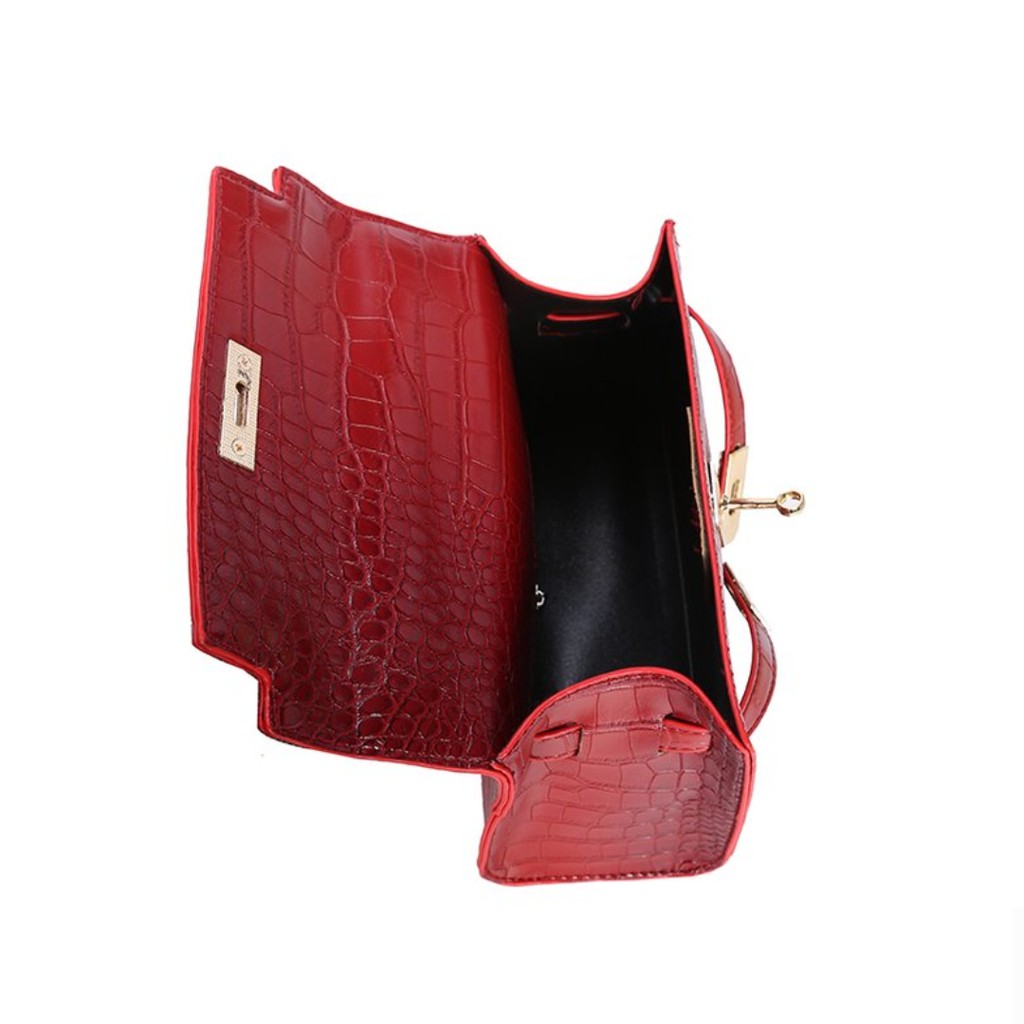 MBELLASHOP - 7871 - TAS BATAM - TAS IMPORT - TAS PESTA MURAH - TAS TANGAN CROCO PU - HANDBAG WANITA.