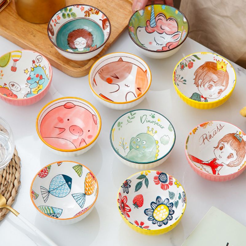 Cute Character Bowl | Mangkok Nasi | Mangkok Lucu | Mangkok Keramik