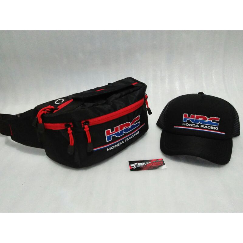 tas waistbag HRC honda racing typy SRT004B terbaru