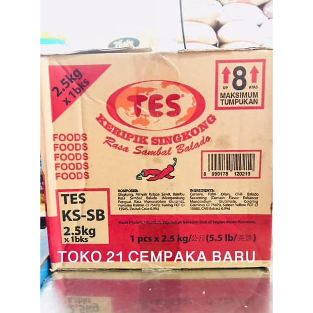 

Tes Keripik Singkong Rasa Sambal Balado 1 Karton | Kripik Murah Promo