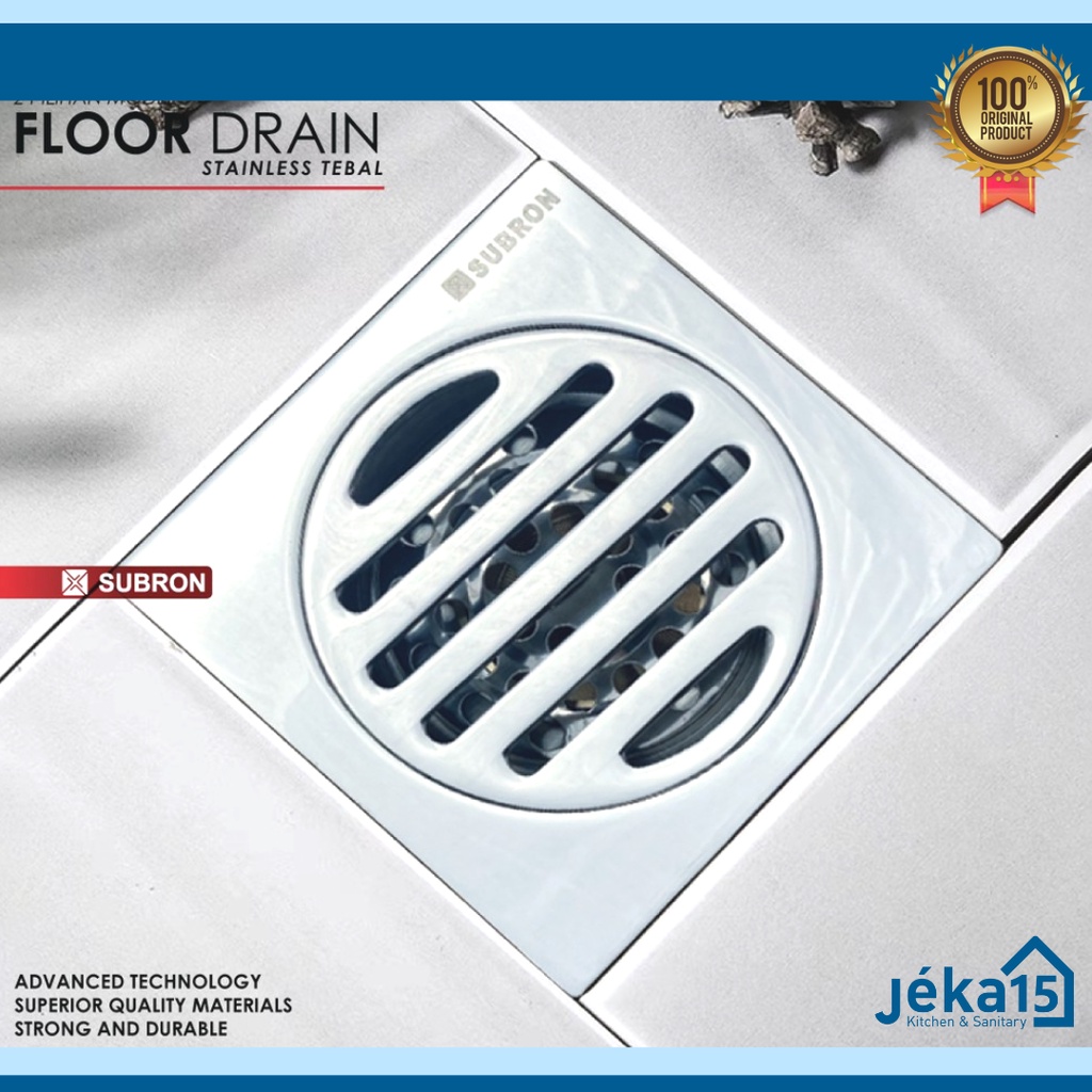 FLOOR DRAIN | PEMBUANGAN KAMAR MANDI STAINLESS