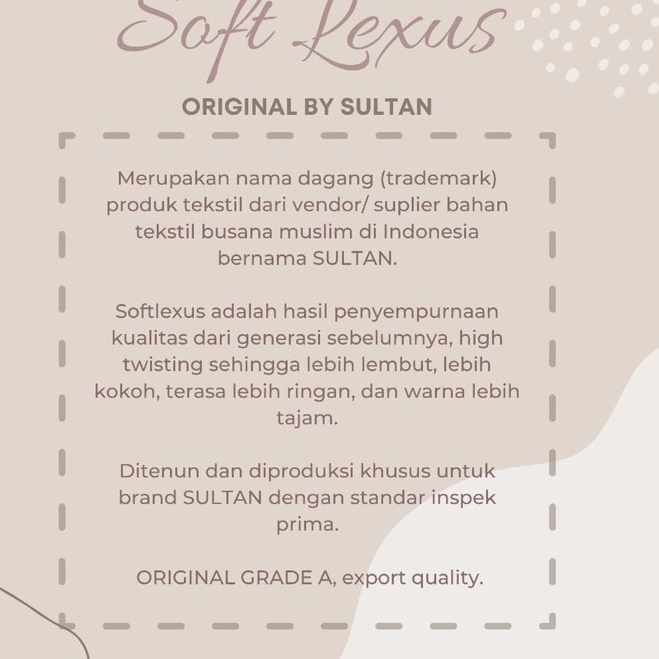 TERLARIS 50CM EMBOS ETHNIC SOFT LEXUS WARNA QUAIL KAIN SULTAN