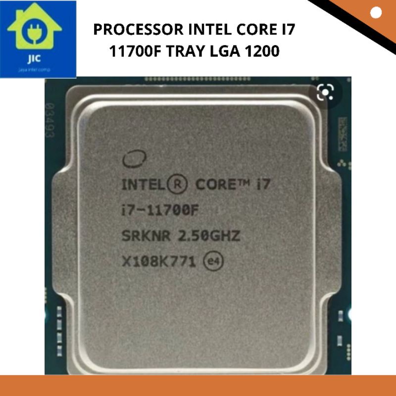 PROCESSOR INTEL CORE I7 11700F TRAY LGA 1200
