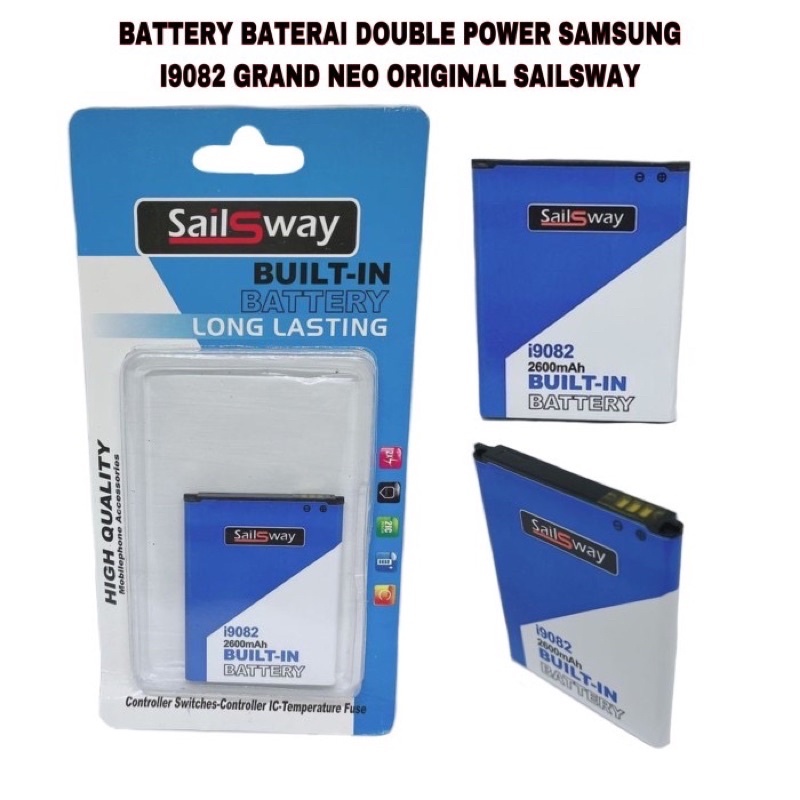 BATTERY BATERAI DOUBLE POWER SAM I9082 GRAND NEO ORIGINAL SAILSWAY