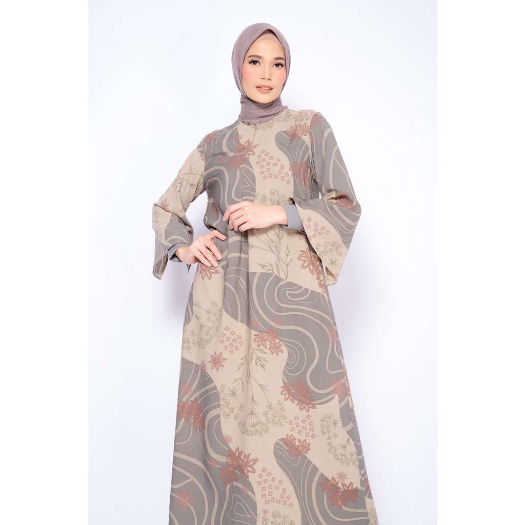 ZM Zaskia Mecca - Luny Cream Gamis - Jelita Indonesia - Edisi Maluku-Size M