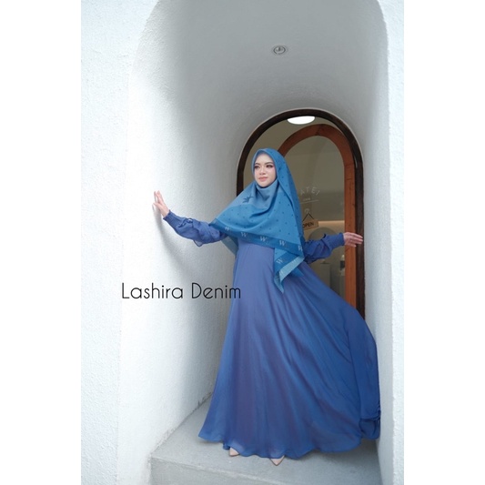 Denim Lashira Dress / Set Scraf by Wm_Signature