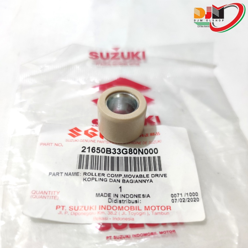 Roller Original Suzuki Skywave Hayate 15gram 1biji 21650B33G80N000