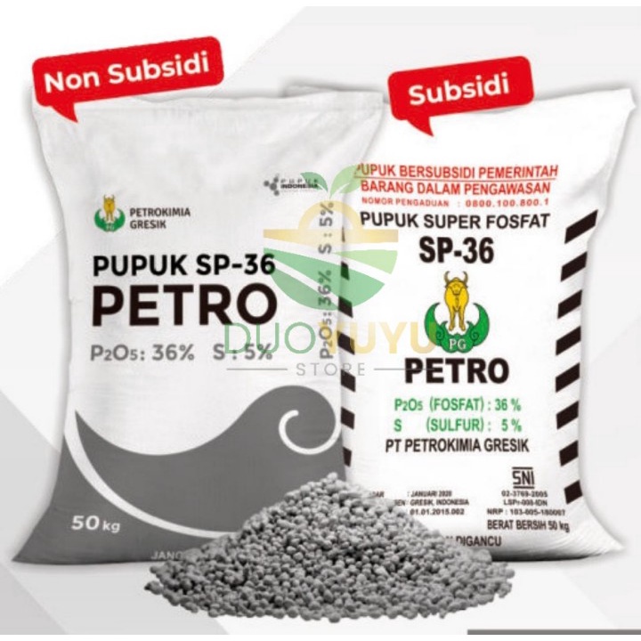 Pupuk SP 36 Repack 500Gr Penyubur dan Pembenah Tanah (Non Subsidi)
