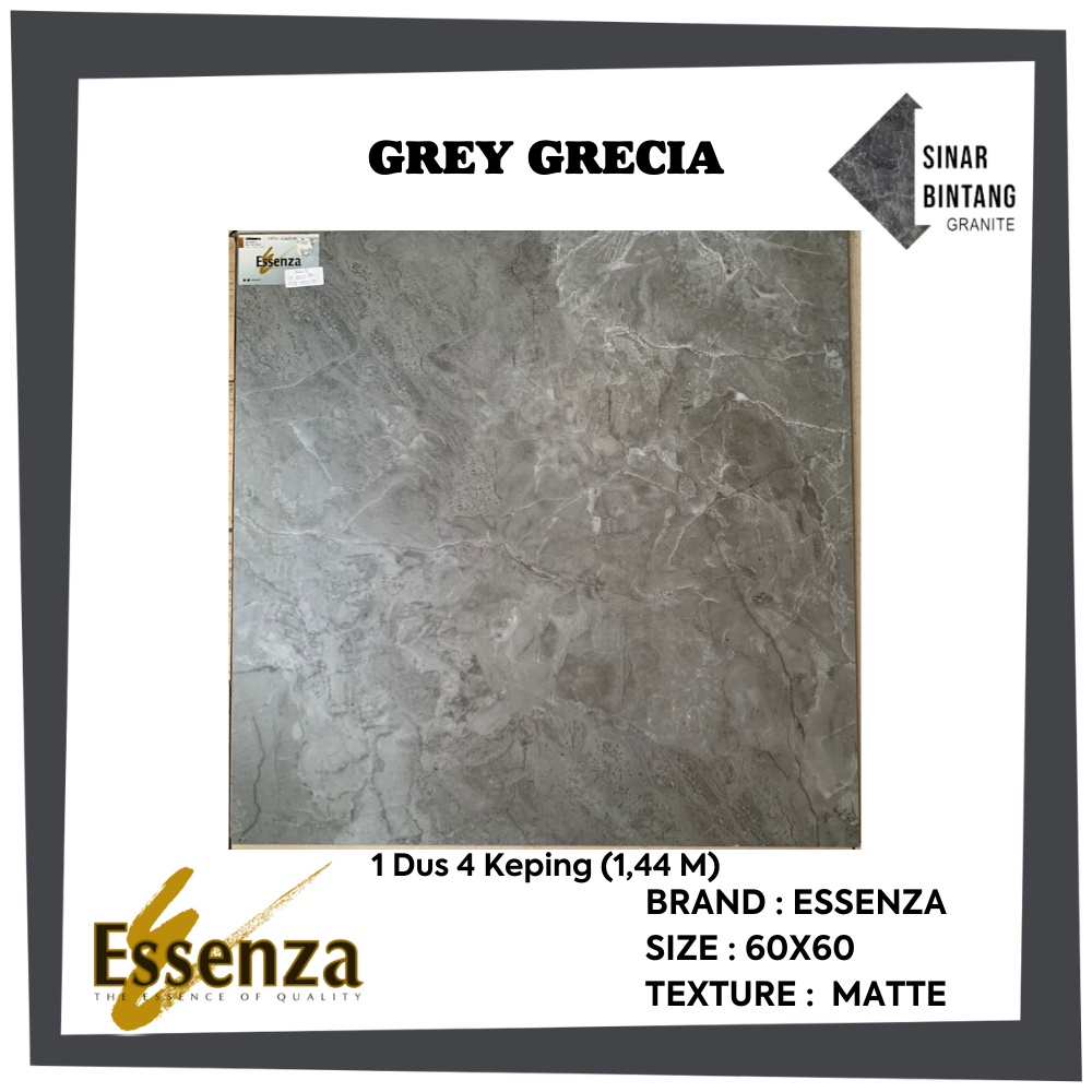 Granit Teras 60x60 Grey Grecia Essenza