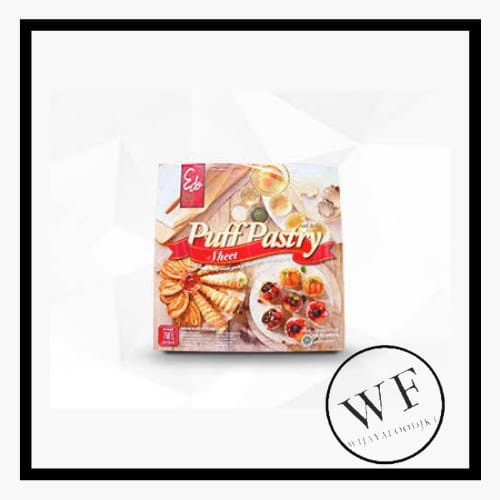 

Edo Puff Pastry Sheet/ Roti Beku Unbaked/ Adonan Roti 750grm