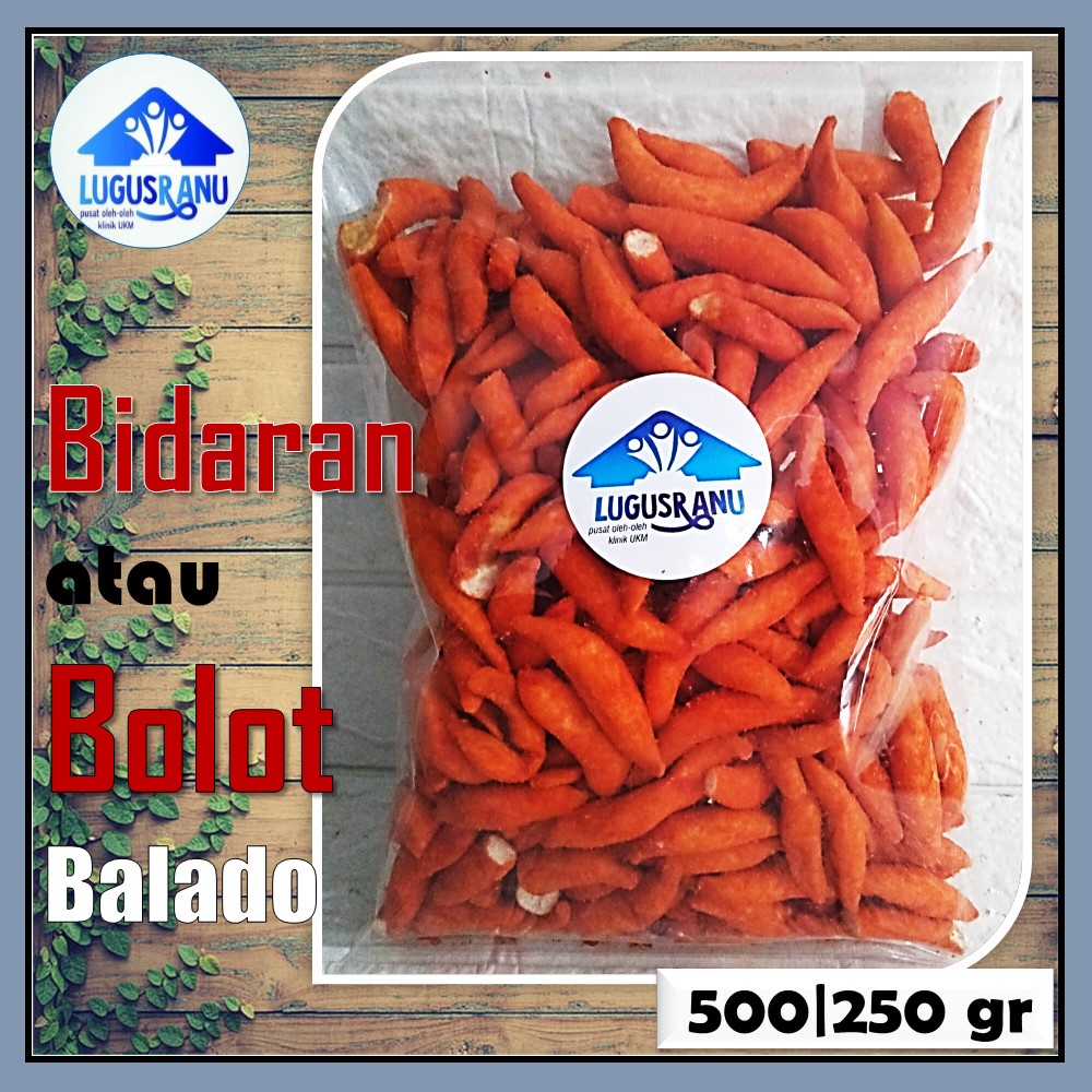 

Bidaran Camilan Bolot Balado Makanan Ringan Pedas Sedap Dan Renyah 250gr | 500 gram