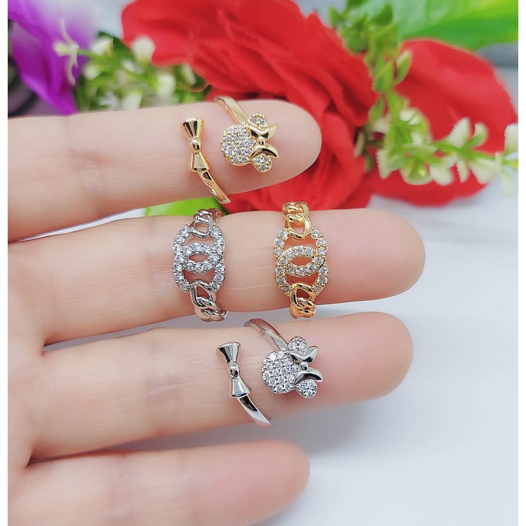 Cincin Xuping Permata Lapis Emas 87A-88A