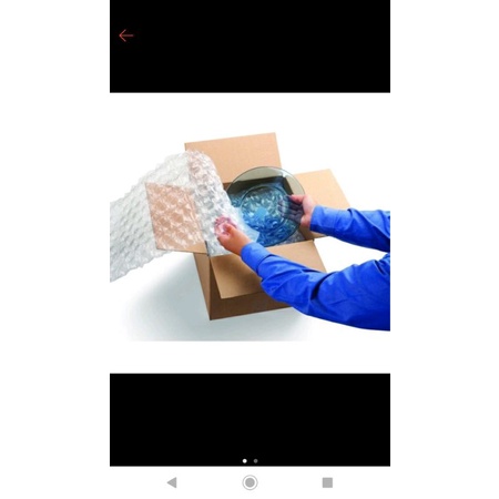

Packing tambahan buble warp/kardus