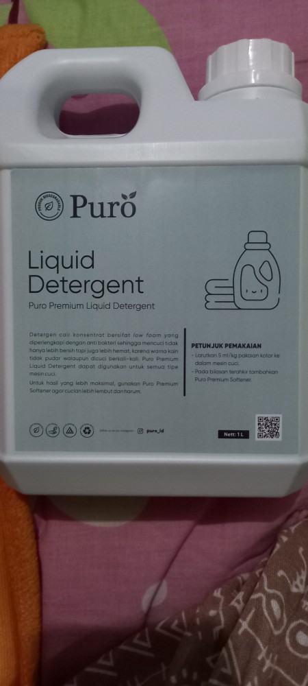 Deterjen Cair Puro Premium - 1 Liter