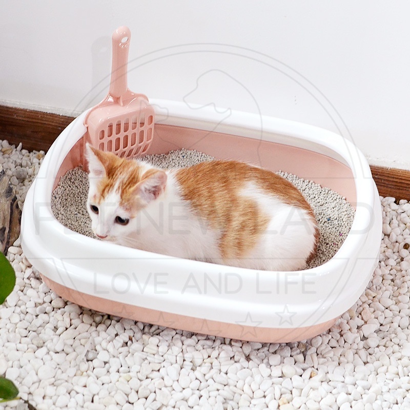 Kotak Kotoran Kucing cat Litter Box Pelatihan Toilet Hewan Peliharaan