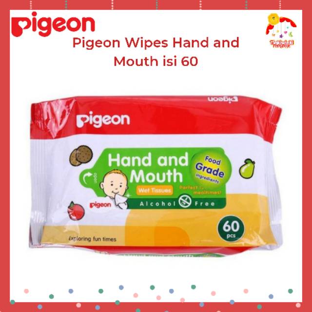 Pigeon Wipes Hand and Mouth isi 20 &amp; isi 60