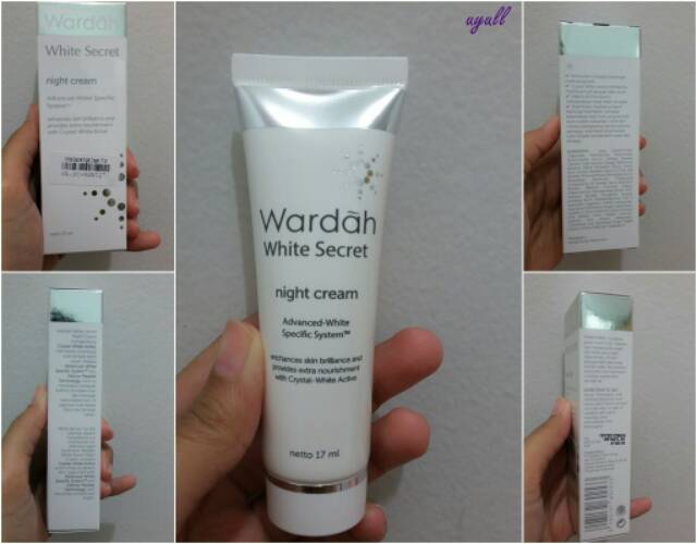 Wardah white secret night cream