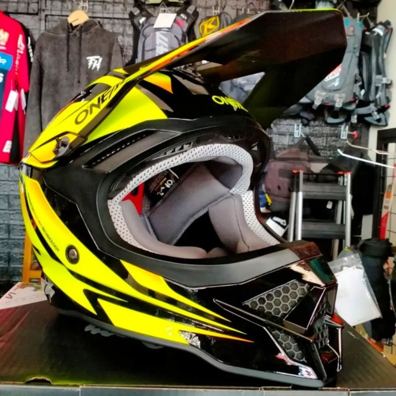 Helm ONEAL 3 Series Vertical V.23 Cross - Yellow
