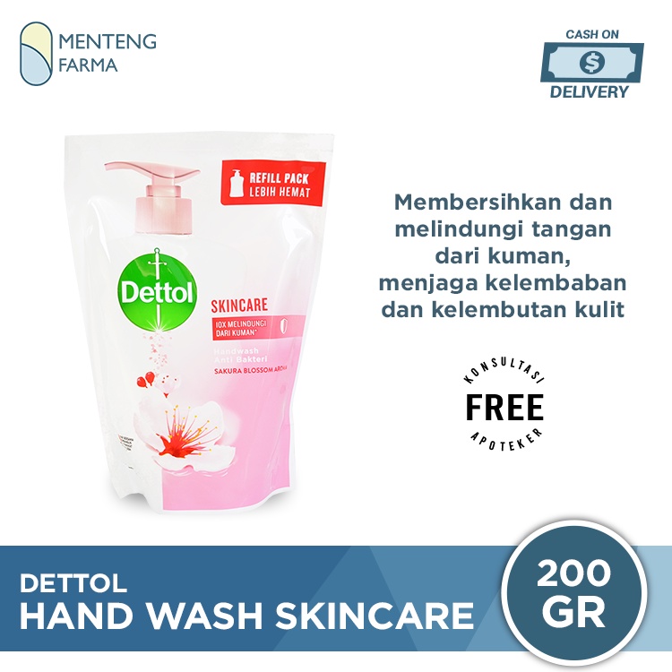 Dettol Handwash Skincare - 200 Gram Refill Pack