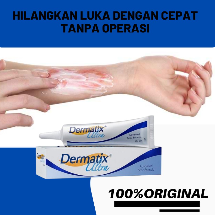 Dermatix Ultra Penghilang Bekas Luka 15 gram Original Dermatik penghilang bekas luka Strechmark Keloid