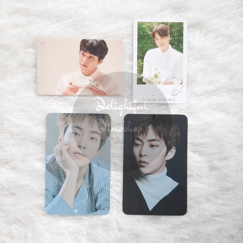 (READY STOCK) EXO UNIVERSE MUG PHOTOCARD XIUMIN KANG KOPI PC BUNDLE FLO NATURE REPUBLIC