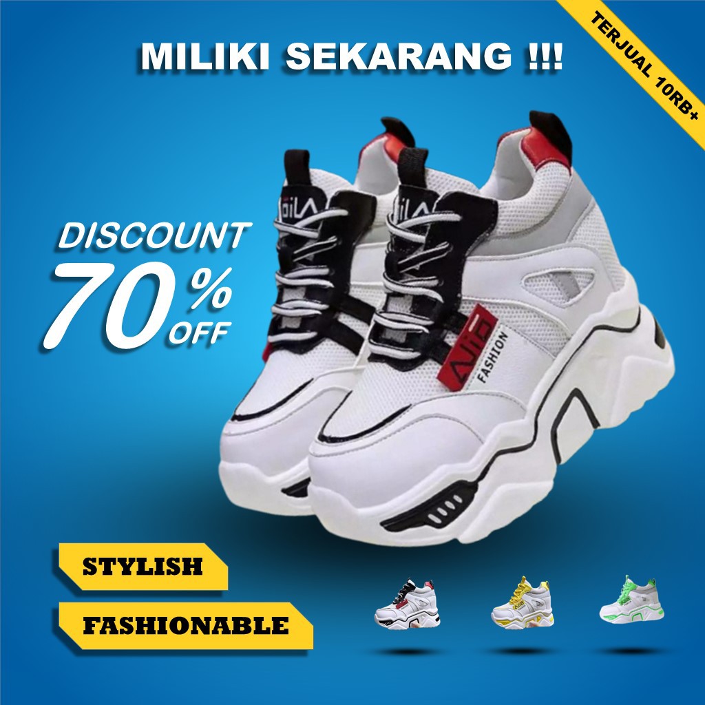 RD Collection - Sepatu Sneakers Wanita S-826