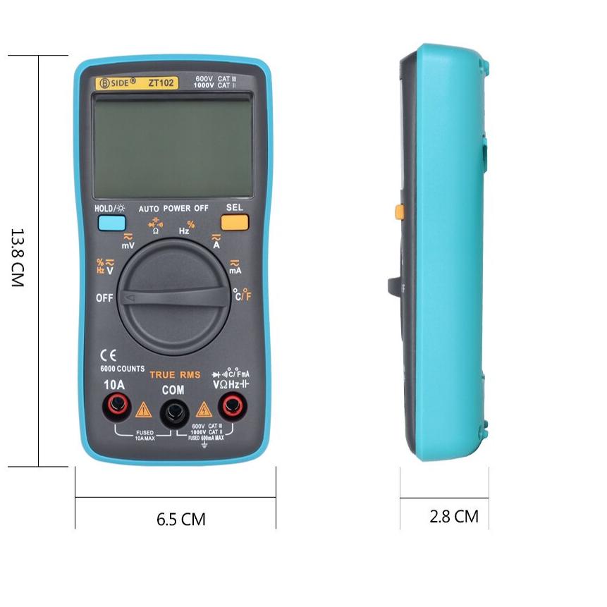 Termurah Multimeter Digital ZT102/xl830l/DT830B/YX1000A Alat Pengukur Multimeter Portabel/avometer D