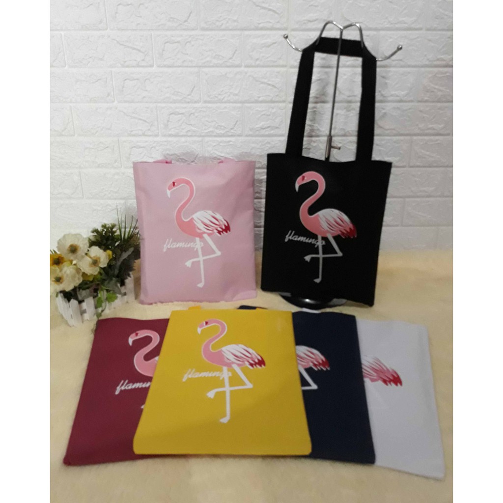 YA 467 - Flamingo tas tote/Tas Totebag