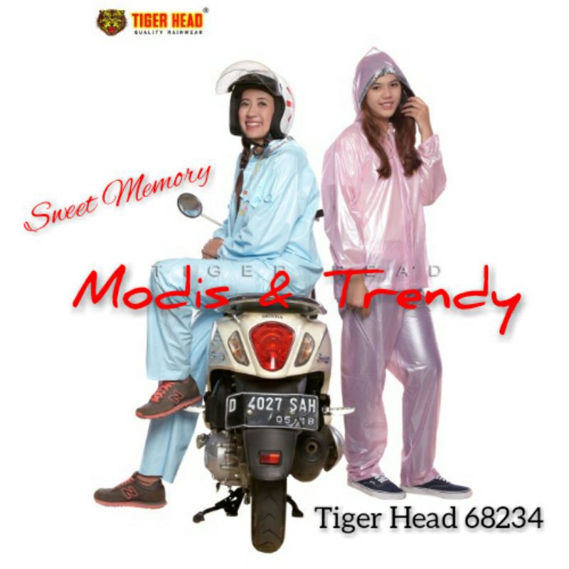 TIGER JAS HUJAN SETELAN BAJU CELANA DEWASA 68234.
