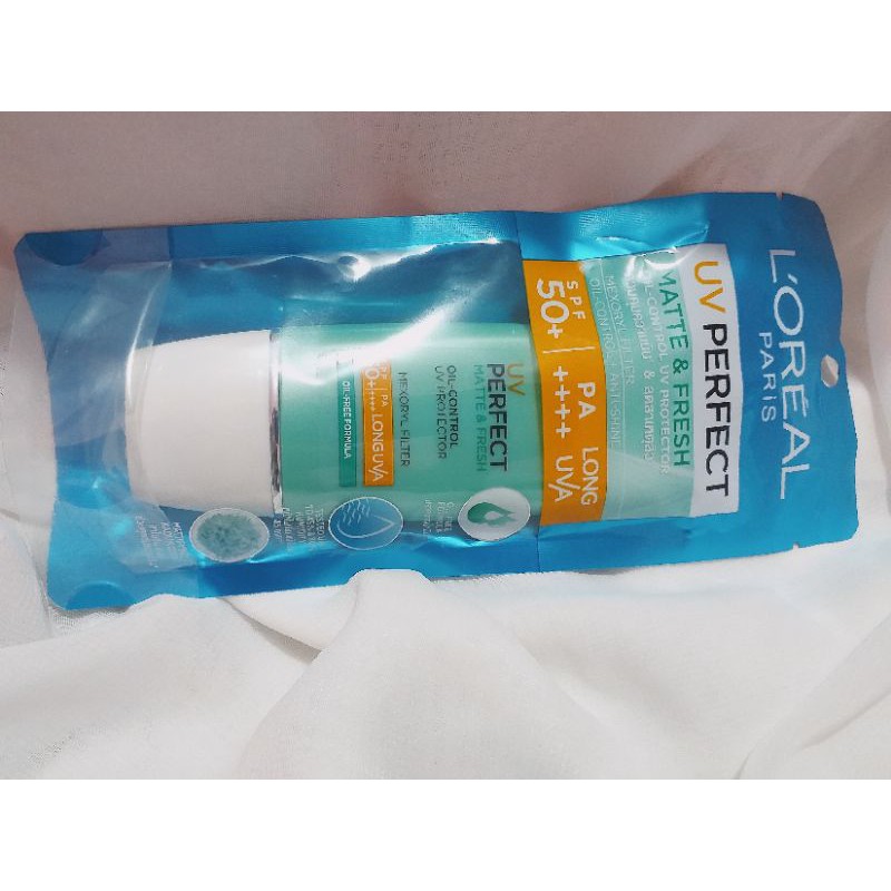 Loreal Paris UV Perfect Matte and / & Fresh SPF 50 30 ml Advanced UV Protector Sunscreen