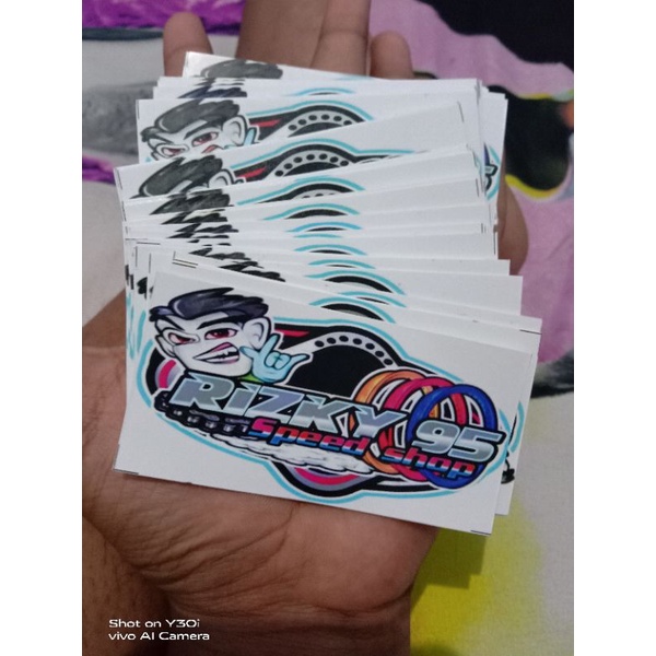 

Sticker RIZKY⁹⁵SPEEDSHOP Stiker Rizky speed shop berbiji