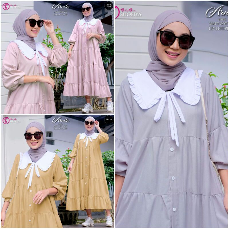 ARNITA Midi Dress Ori by Shofiya