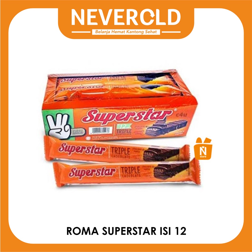 Roma Superstar Triple Chocolate Isi 12 pcs @16gr