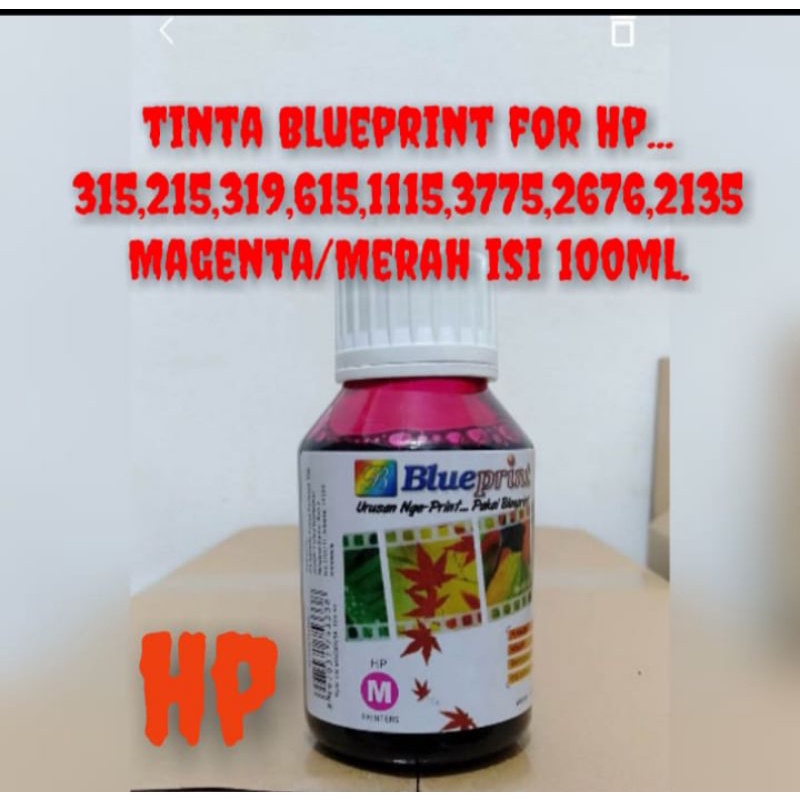 T!nta blue print for Hp.isi 100ml.premium(reffil)