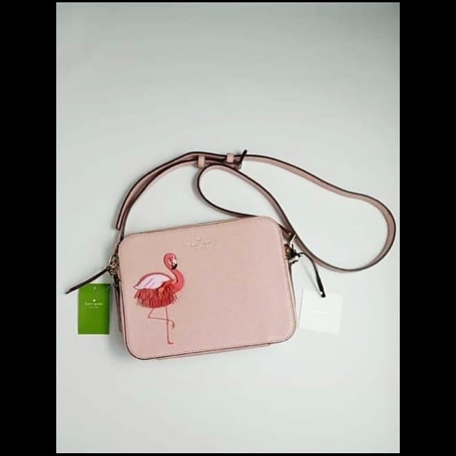 Kate Spade Flamingo Crossbody Camera Bag