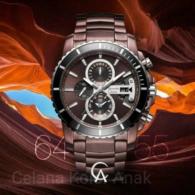 ALEXANDRE CHRISTIE AC6455 / 6455 BROWN ORIGINAL