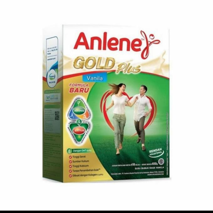 

[COD] ANLENE Gold Plus Susu Kalsium Box 650 Gr - Vanila [COD]