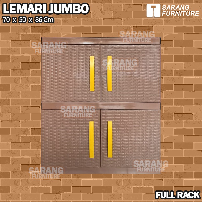 JUMBO! LEMARI PAKAIAN PLASTIK 2 SUSUN LEMARI PLASTIK MY TOP LEMARI PINTU JUMBO LEMARI LEMARI PAKAIAN MY TOP JUMBO