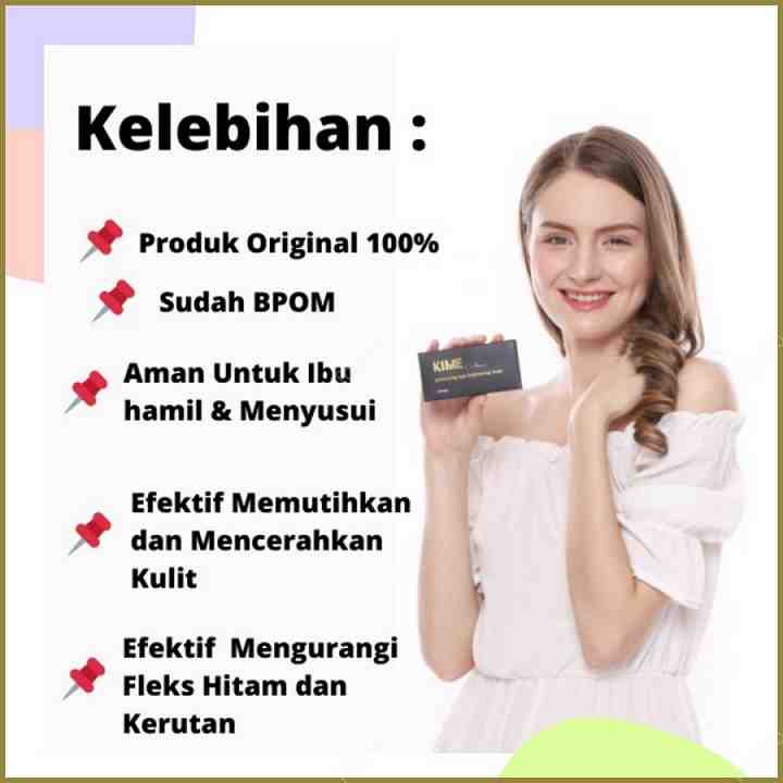 Sabun Kime Original Bpom Fasial Wash Sabun Kime Skincare Original Sabun Korea Glow Pemutih Wajah Permanen Bpom