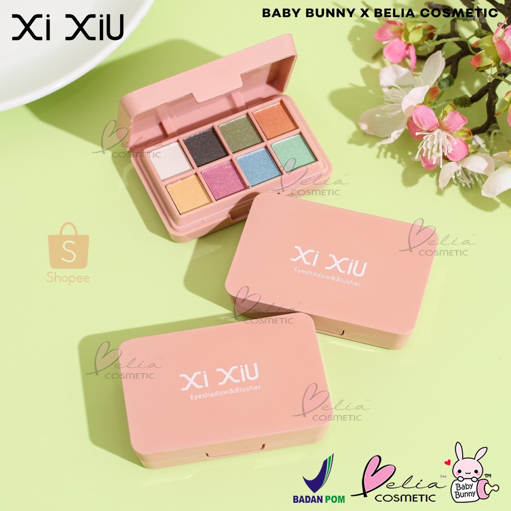 ❤ BELIA ❤ Xi Xiu 2 in 1 Eyeshadow &amp; Blushon | 8 Colors Eye Shadow &amp; 2 Colors Blush On | XIXIU