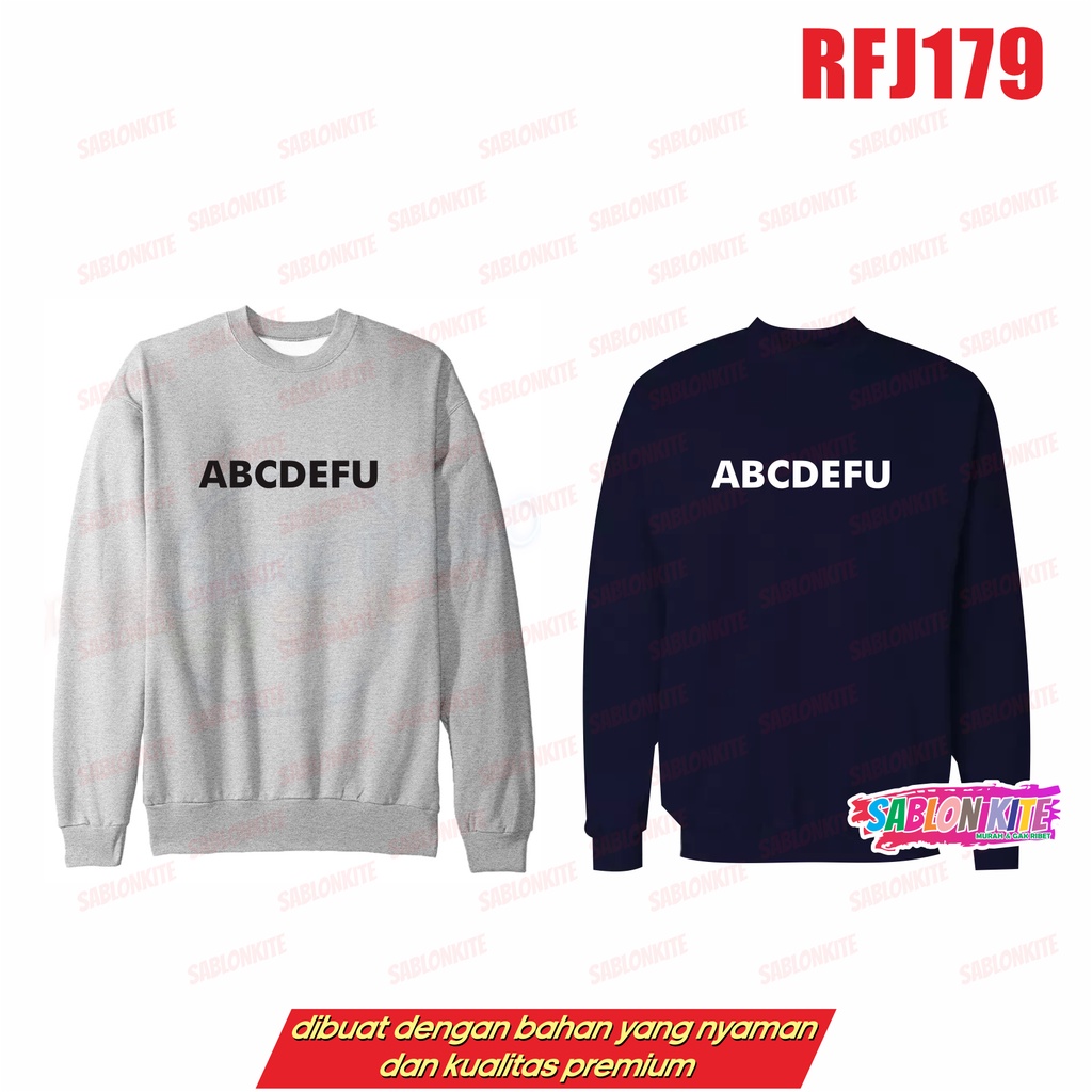 MURAH!!! SWEATER DISTRO KEREN ABCDEFU RFJ179