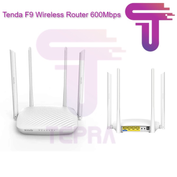 Tenda F9 Wireless Router 600Mbps/Wireless Router Tenda F9 4 Antenna