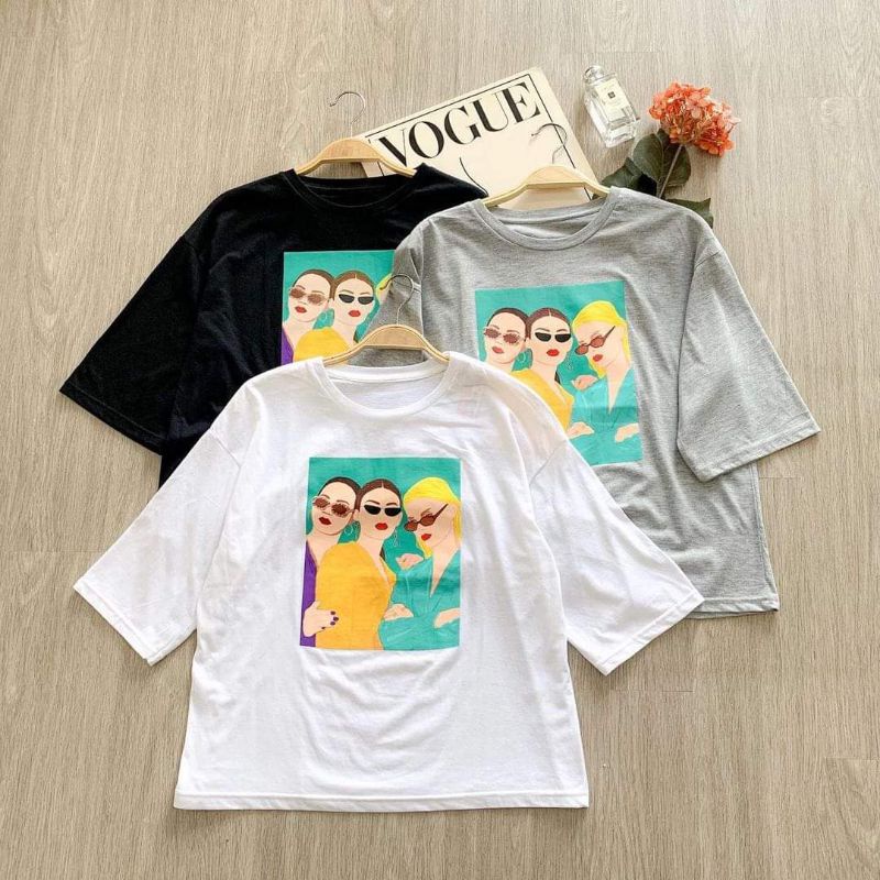 GIRLS LOOSE TOP | OVERSIZED TUMBLR TEE | KAOS PRINT