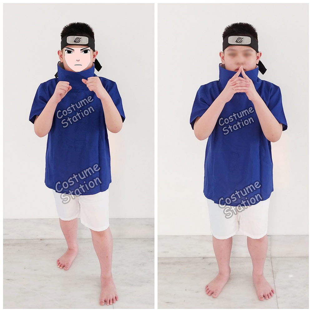 Kostum Sasuke / Costume Ninja Konoha Anime Naruto anak