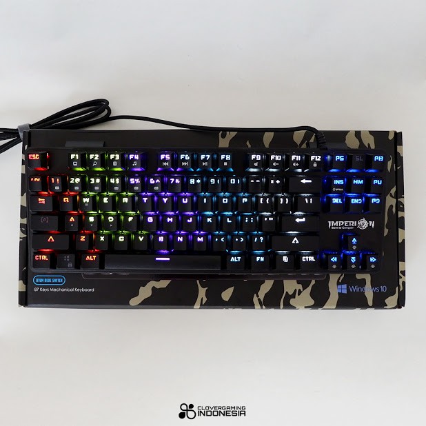 Imperion Trooper 7 TKL Mechanical Gaming Keyboard - Original Garansi