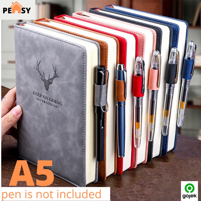 

CODE615 Notebook A5 Buku Agenda Buku Catatan Binder Jurnal Harian Cover Kulit