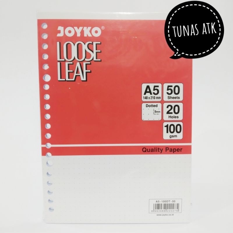 

JOYKO LOOSE LEAF DOTTED A5