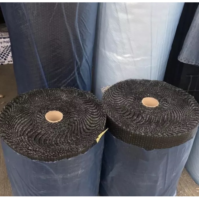 Plastik Bubble Wrap Packing Hitam 50cmx50m Kualitas Tidak Mudah Pecah