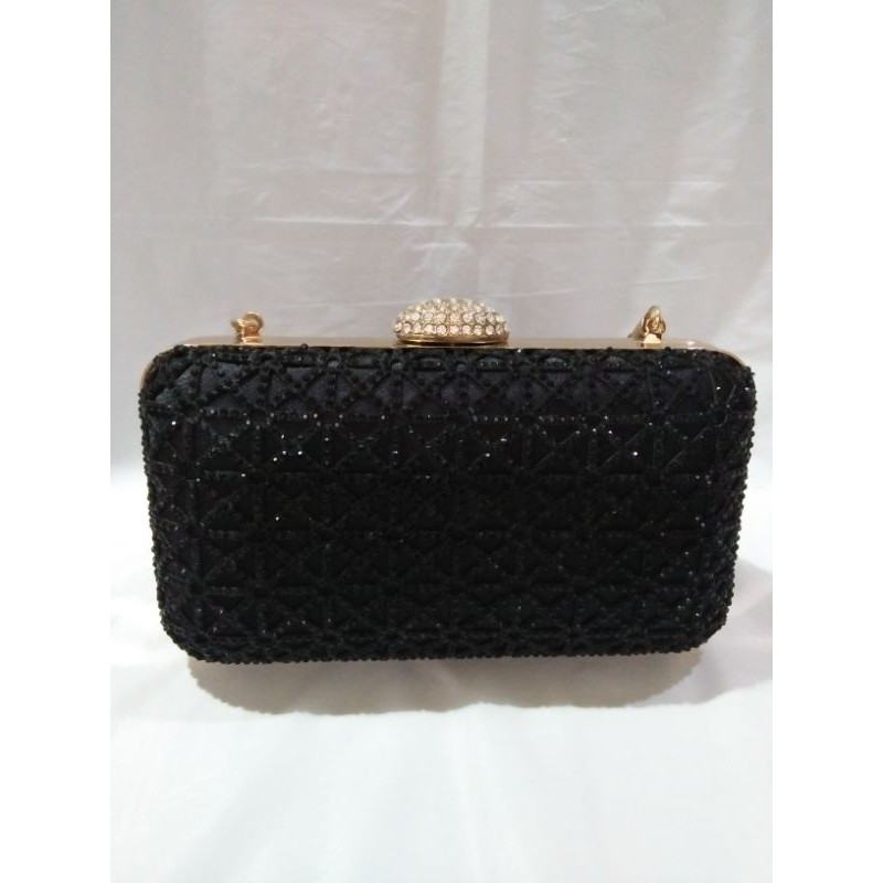 Black Clutch Bag by Yongki Komaladi ✨PRELOVED✨