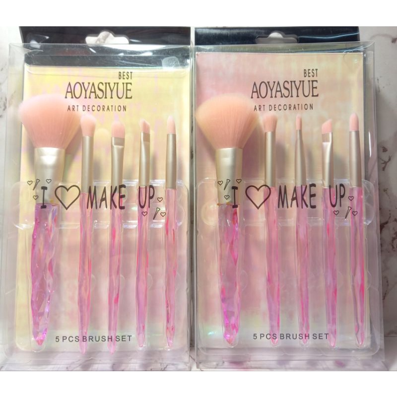 PROMO 1SET Brush Make Up 5in1/Brush Wanita AOYASIYUE SUPER BIG MEWAH